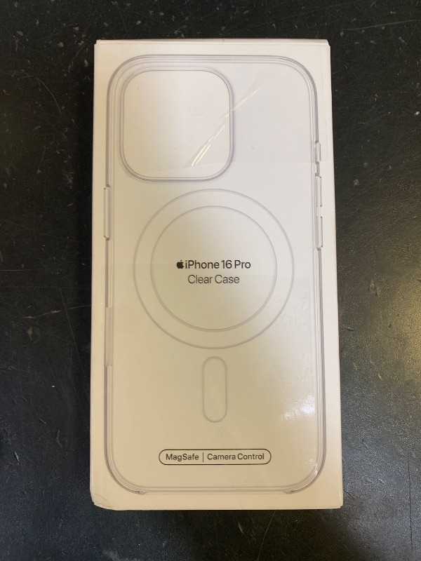 Photo 1 of Apple iPhone 16 Pro Clear Case with MagSafe and Camera Control: Lightweight Phone Case, Wireless Charging Compatible, Smooth Glossy Finish