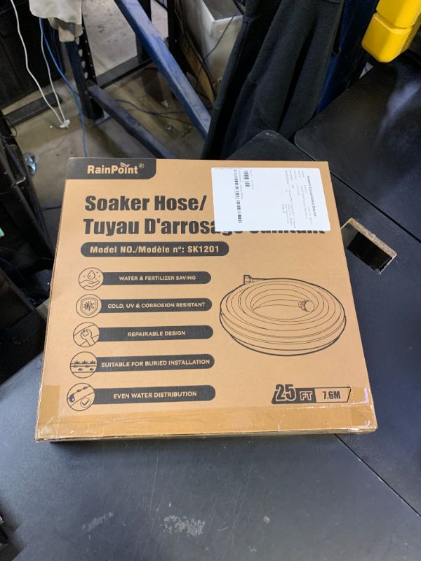 Photo 1 of soaker hose for garden 25 ft rainpoint
