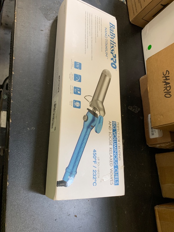 Photo 1 of Nano Titanium Spring Curling Iron, Professional Hair Wand, Tool for Stylists, Nano Titanium Technology for Big voluminous curls or Loose Waves