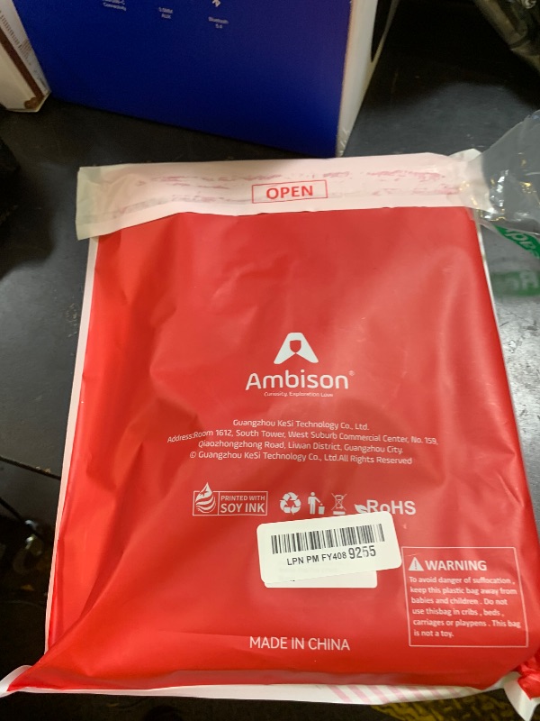 Photo 1 of Ambison Case for iPad 9th/8th/7th Generation 10.2'' 2021/2020/2019, [Kid Proof] Full Body Protective Case with 9H Tempered Glass Screen Protector, 360° Rotatable Kickstand & Hand Strap (Teal & Black)