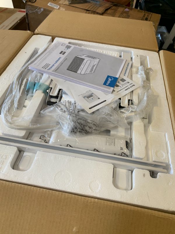 Photo 1 of Midea 12,000 BTU U Shaped Smart Inverter Window Air Conditioner - Cools 550 Sq Ft, Ultra Quiet with Open Window Flexibility - Alexa/Google Assistant Compatible - 35% Energy Savings, Remote (Updated)
