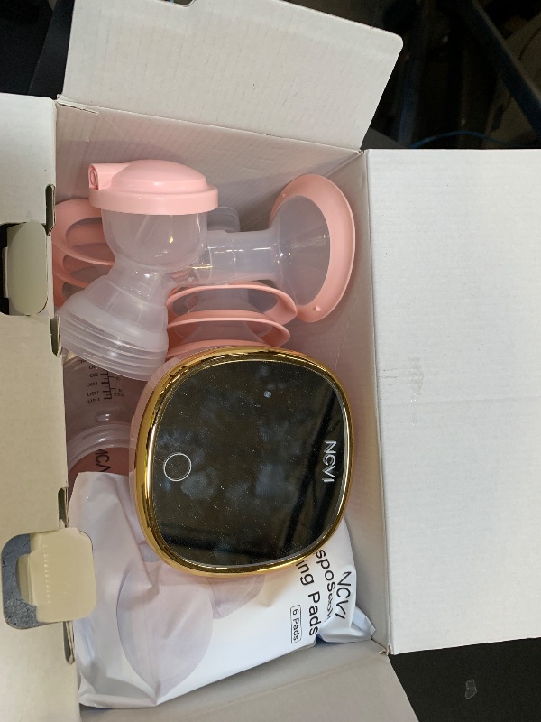 Photo 1 of NCVI Electric Breast Pump 8782, Portable Hospital-Grade Double Pump with 4 Modes & 9 Levels, Anti-Backflow, Rechargeable Quiet Breastfeeding Pump for Efficient Comfortable Use at Home, Work or Travel