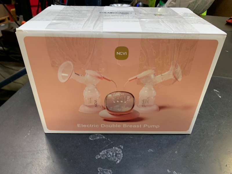 Photo 1 of NCVI Electric Breast Pump 8782, Portable Hospital-Grade Double Pump with 4 Modes & 9 Levels, Anti-Backflow, Rechargeable Quiet Breastfeeding Pump for Efficient Comfortable Use at Home, Work or Travel