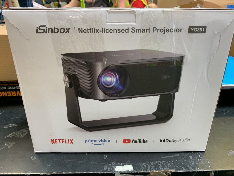Photo 1 of [2000 ANSI/Auto Focus & Keystone/Built-in APP] 4K Outdoor Projector with Wifi and Bluetooth, Smart Portable Projector with Built in Apps YouTube/PrimeVideo & Dolby, Home Theater Projector with HDR10+
