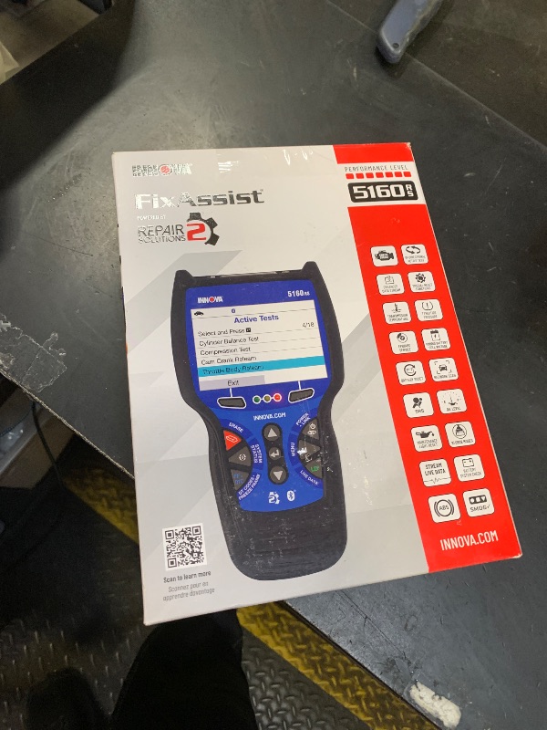 Photo 1 of INNOVA 5160RS, OBD2 Bidirectional Scan Tool, OE-Level All System Diagnostics, Reset Oil Light/Battery/EPB/SAS/DPF, Mechanic Recommended Fixes & Parts, TSBs, 1yr Warranty, Free Updates