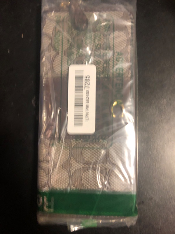 Photo 1 of COACH Signature Jacquard Essential Slim Accordion Zip