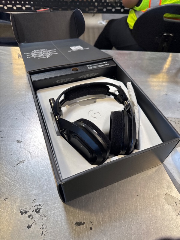Photo 1 of Logitech G Astro A50 X Multi-Platform Wireless Gaming Headset + Base Station for PS5/Xbox/PC: PLAYSYNC Video & Audio Switcher, HDMI 2.1 4K 120Hz VRR, <24bit/48kHz, 24hr Battery, 2.4GHz & BT - Black