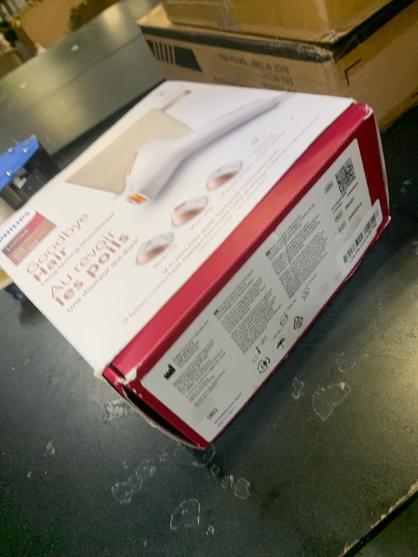 Photo 1 of Philips Lumea 8000 Series IPL Hair Removal Device, Permanent Laser Hair Reduction for Women & Men, Easy and Comfortable Use at Home, SenseIQ, 3 Attachments for Body, Face, Intimate, BRI937/03