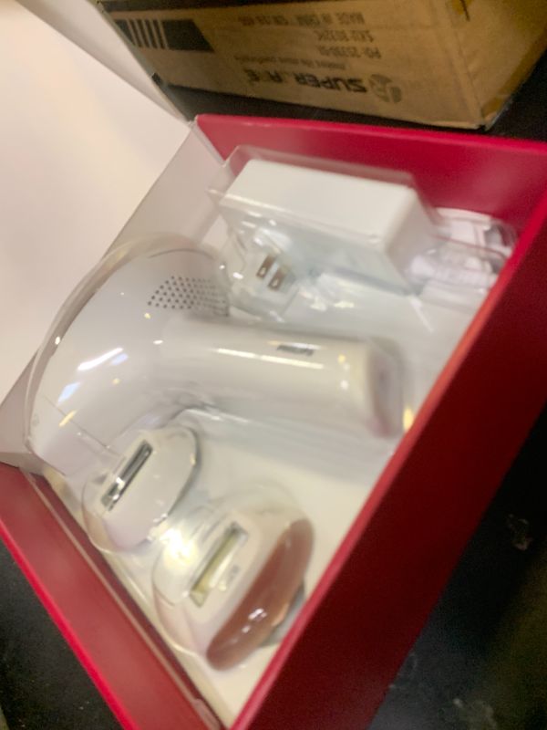 Photo 1 of Philips Lumea 8000 Series IPL Hair Removal Device, Permanent Laser Hair Reduction for Women & Men, Easy and Comfortable Use at Home, SenseIQ, 3 Attachments for Body, Face, Intimate, BRI937/03