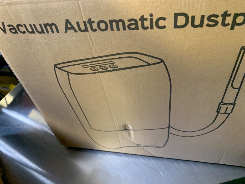 Photo 1 of LyriFine Touchless Vacuum Automatic Dustpan, 6-Pack Dustbags Automatic Dustpan with Nozzle Attachment, Auto Sensors Hair Vacuum for Salons, 2 Cleaning Modes Electric Dustpan for Floors Pet Hair Food