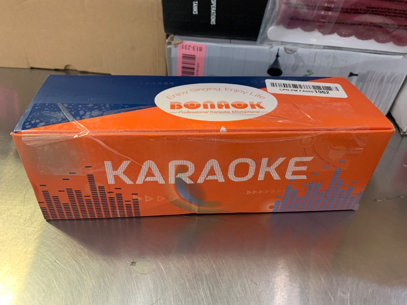 Photo 1 of BONAOK Wireless Bluetooth Karaoke Microphone,3-in-1 Portable Handheld Karaoke Mic Speaker Machine Home Party Birthday for All Smartphones PC(Q37 Rose Gold)