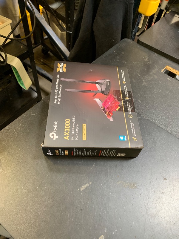 Photo 1 of TP-Link WiFi 6 AX3000 PCIe WiFi Card (Archer TX3000E), Up to 2400Mbps, Bluetooth 5.3, 802.11AX Dual Band Wireless Adapter with MU-MIMO, OFDMA, Ultra-Low Latency, Supports Windows 11, 10 (64bit)