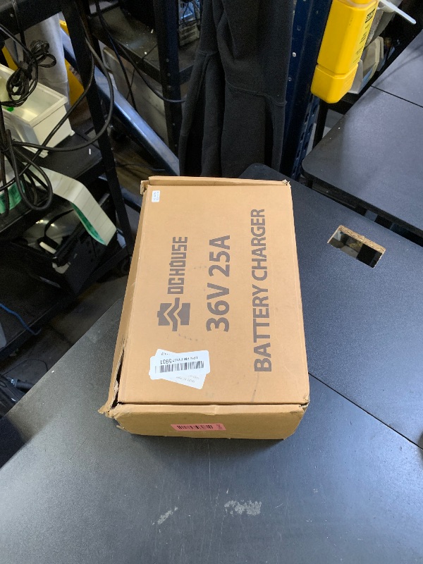 Photo 1 of DC HOUSE 36V 25A Lithium Battery Charger, 900W Fast Charger, Charging Efficiency ? 93%, Waterproof Anti-Fall with Cooling Fan, Suitable for 36V Golf Cart,Trolling Motor, Forklift LiFePO4 Battery