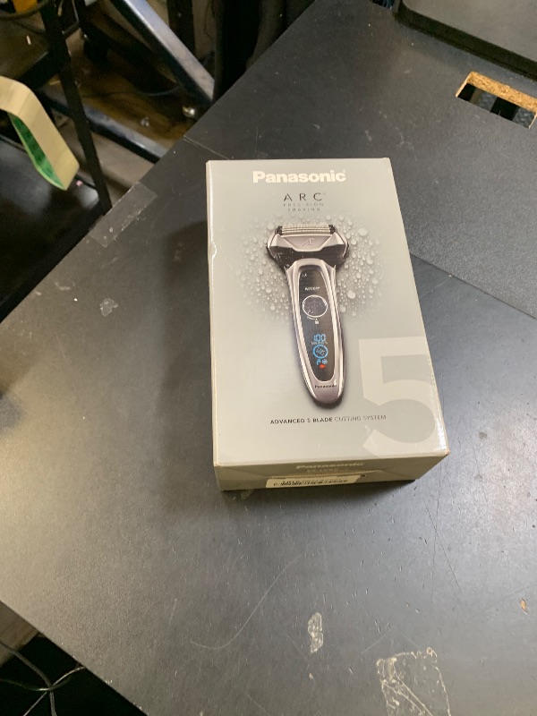 Photo 1 of Panasonic ARC5 Electric Razor for Men with Pop-Up Trimmer, Wet/Dry 5-Blade Electric Shaver with Intelligent Shave Sensor and Multi-Flex Pivoting Head – ES-LV65-S (Silver)