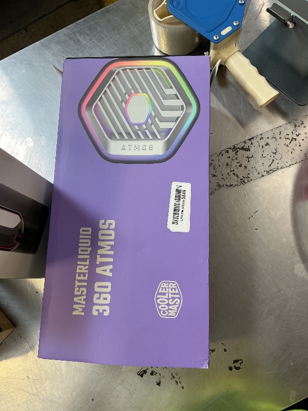 Photo 1 of Cooler Master 360 Atmos Performance-Driven Close-Loop AIO Liquid Cooler, R9|Ultra 9, Dual Chamber aRGB Pump, 360 Radiator, Sickleflow Edge PWM Fans, AM5|4, Intel LGA 1851|1700 Platform