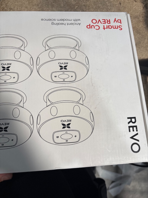 Photo 1 of **Only 3***REVO The Original 4-in-1 Smart Cupping Therapy Massager, Red Light Therapy for Targeted Pain Relief, Knots, Aches, Muscle Soreness, Circulation & Tighter Skin, Portable Cupping Kit (Four Pack)