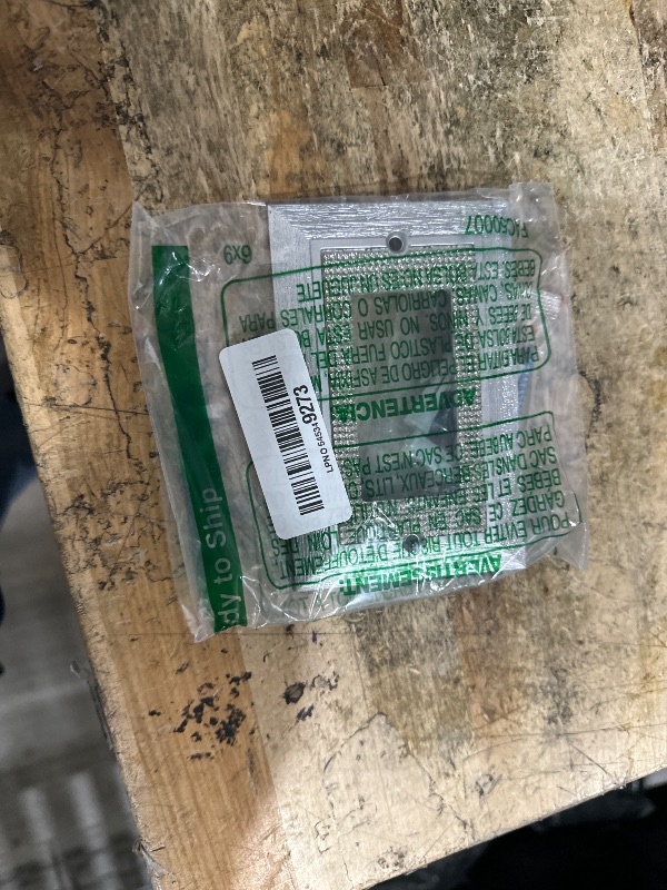 Photo 1 of 1 Pcs Shiny Rhinestone Outlet Covers Wall Plate Imitation Wood Grain Light Switch or Outlet Decorative Cover Plate Single Toggle Wall Plate