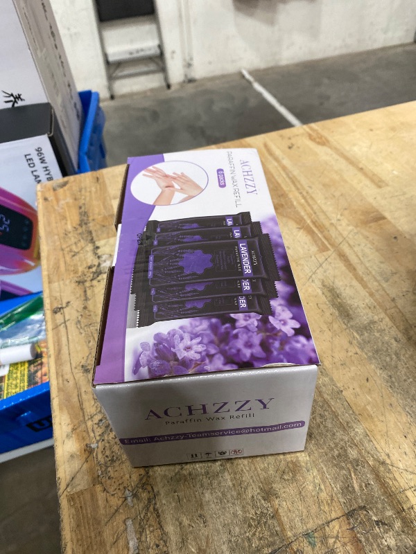 Photo 1 of **FACTORY SEALED** Achzzy Natural Paraffin Wax Refills, 6 Pack Paraffin Wax Blocks of Lavender Scent for Paraffin Bath, Paraffin Wax for Hand and Feet for Deep Hydration, Moisturizing and Nourish(Lavender)