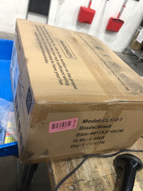 Photo 1 of **FACTORY SEALED** 52 Inch Ceiling Fans with Lights, Upgraded 6 Blades Ceiling Fan with Light Remote, Quiet 6 Speed Reversible DC Motor, Modern Design, Flush Mount, 3CCT Dimmable LED, Double Sided for Bedroom Livingroom