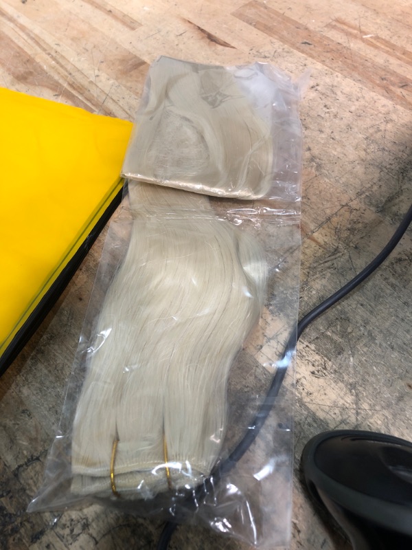 Photo 1 of #613 Blonde Clip in Hair Extensions Human Hair, Blonde Straight Remy Human Hair Extensions Clip ins for Women, 26 Inch 120g 7Pcs, Color #613 Hair Extension
