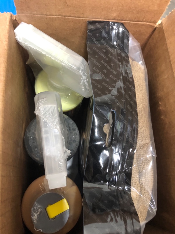 Photo 1 of **ITEMS FACTORY SEALED** Chemical Guys Leather Cleaner and Conditioner Detailing Kit - Leather Care Kit For Natural, Synthetic, Faux, Pleather, and More for Car Interiors, Apparel, Furniture, Boots & Accessories - 9 Items