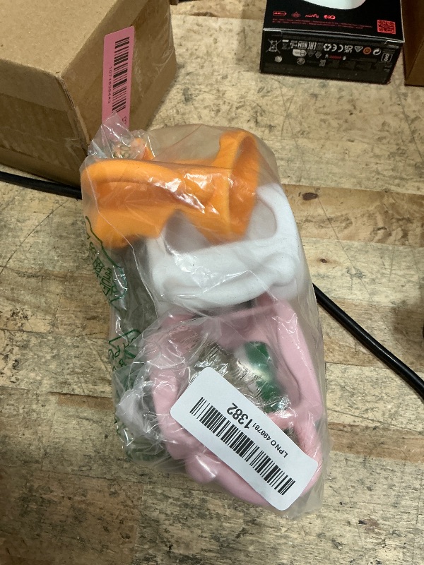 View 2 of (3-Pack) Bottle Handles for Dr Brown Baby Bottles with Easy Grip Handles to Hold Their Own Bottle - BPA-Free Soft Silicone (White Pink Orange)