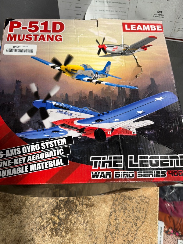 Photo 1 of *** PARTS ONLY *** LEAMBE 4 Channel RC Plane - Ready to Fly Aerobatic Aircraft, Easy Control for Beginners, F4U Corsair RC Airplane Best Gift for Adults