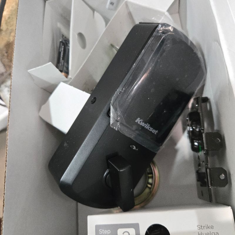 Photo 1 of **LOCKED TO LAST USER/PARTS ONLY** Kwikset Halo Wi-Fi Smart Lock, Keyless Entry Front Door Touchscreen Deadbolt, Matte Black Finish, Grade AAA Certified, UL Listed, Easy Install No Hub, App Control