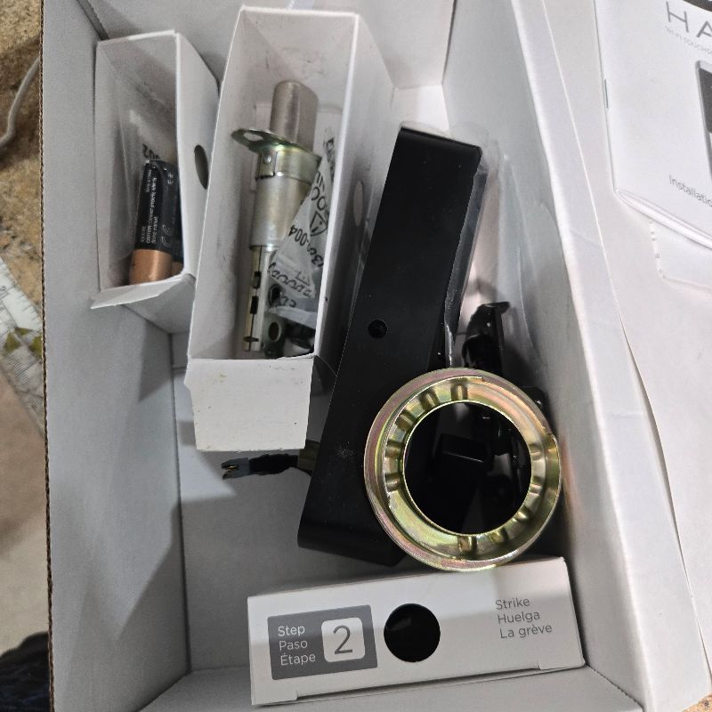 Photo 1 of **LOCKED TO LAST USER/PARTS ONLY** Kwikset Halo Wi-Fi Smart Lock, Keyless Entry Front Door Touchscreen Deadbolt, Matte Black Finish, Grade AAA Certified, UL Listed, Easy Install No Hub, App Control