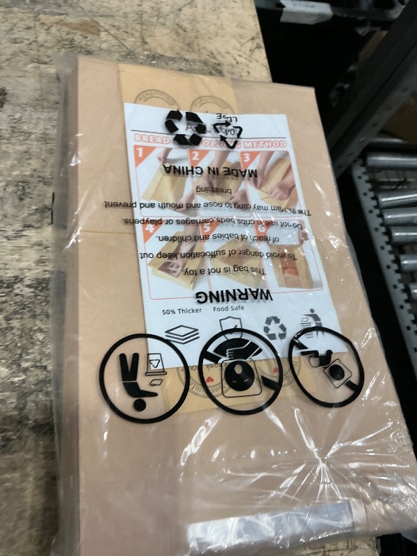 Photo 1 of  Bread Bags for Homemade Bread, Sourdough Paper With Window, 50% Thicker 13.7x8.2x3.7in A Large Bakery Bags Used for Storage Cookies & Snacks, 60 Cute Sealing Stickers With Ties