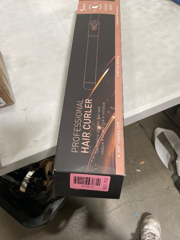 Photo 1 of 1 1/4 Inch Curling Wand Ceramic Long Barrel,1.25 Inch Curling Wand Iron for Long Hair,Dual Voltage Hair Curling Wand