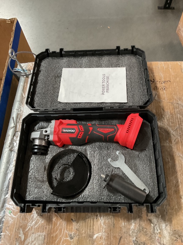 Photo 1 of ***FOR PARTS ONLY***(NON FUNCTIONAL)
Cordless Angle Grinder 4-1/2 inch, Compatible with Makita 18V Battery, Power Electric Angle Grinder Tool with Handle, Brushless Motor for Cutting, Grinding, Polishing?No Battery?