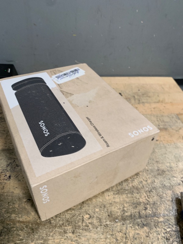 View 2 of **DOES NOT WORK** FOR PARTS ONLY**
Sonos Roam and Wireless Charger Bundle - Black - Waterproof and Wireless Ultra Portable Bluetooth or WiFi Smart Speaker