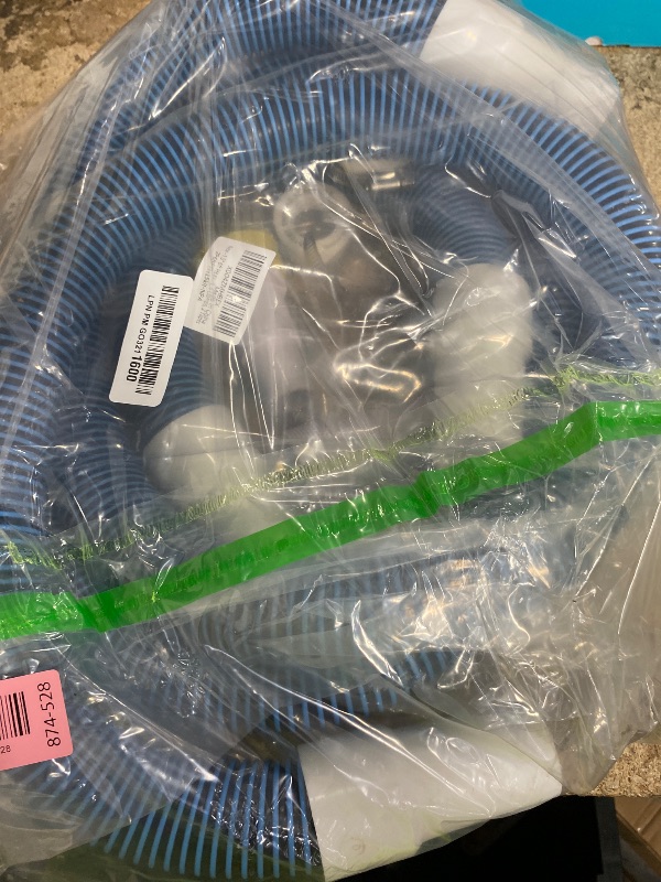 Photo 1 of 1.5" 6ft Heavy Duty Above Ground Pool Hose Replacement Kit Compatible with Intex Pool Filter Pumps, Includes 2 Durable 6 Foot Hoses, 2 Connection Adapters, 4 Clamps, 2 Tapes