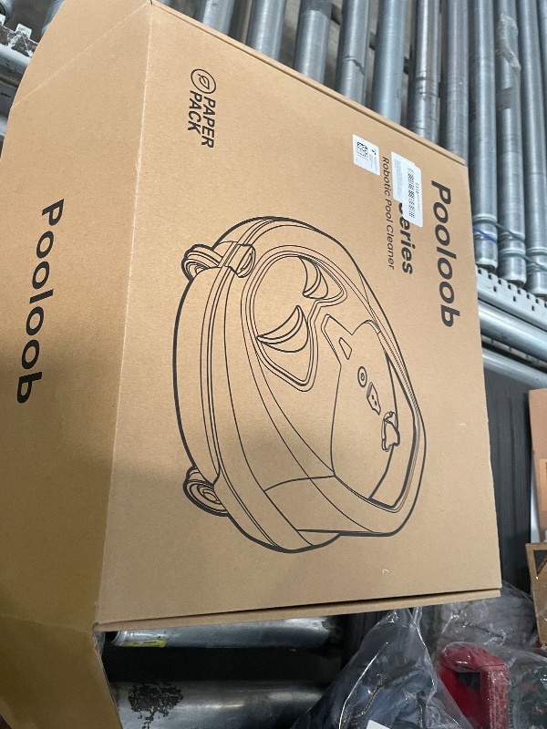 Photo 1 of **MISSING CHARGE CORD**Pooloob PF1 Cordless Pool Vacuum Cleaner Robot for Daily Pool Maintenance, Floor Only Cleaning for Above/In Ground Pools, Triple Filtration, Floating Buoy & Tether, Not for Initial or Deep Cleaning