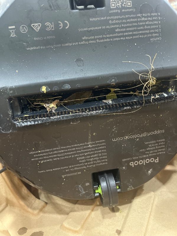 Photo 1 of **MISSING CHARGE CORD**Pooloob PF1 Cordless Pool Vacuum Cleaner Robot for Daily Pool Maintenance, Floor Only Cleaning for Above/In Ground Pools, Triple Filtration, Floating Buoy & Tether, Not for Initial or Deep Cleaning
