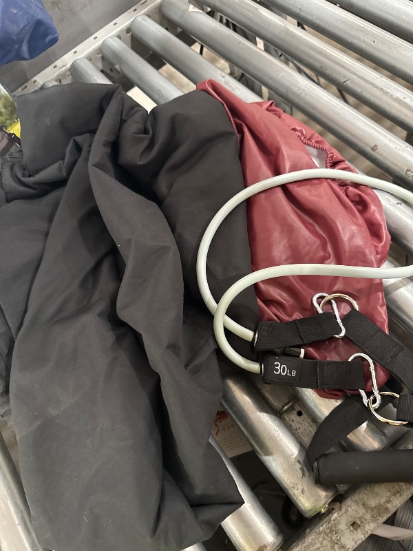 Photo 1 of - Stratch PU Leather Cover
- 30lb ruber rope
- black sheets
