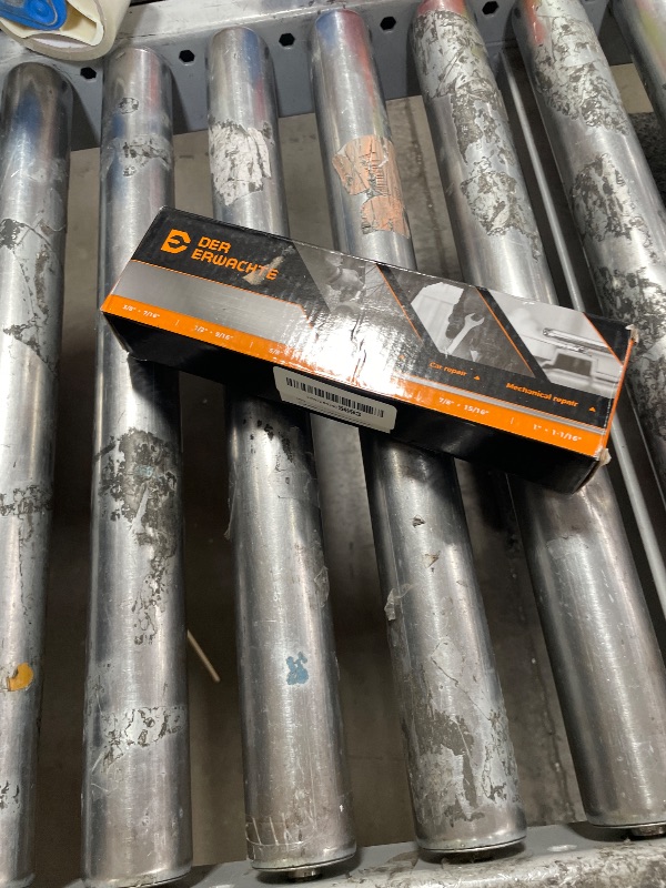 View 2 of **5/8 AND 11/16 WRENCH IS MISSING**Der Erwachte Super-Thin Open End Wrench Set, SAE, 6-Piece, Including 3/8", 7/16", 1/2", 9/16", 5/8"?11/16", 3/4", 13/16", 7/8", 15/16", 1", 1-1/16", Slim Wrench Set with Rolling Pouch