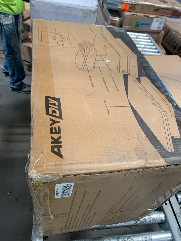 Photo 1 of ****BURN DAMAGE ON TOP SHOWN **** AKEYDIY 15x15 Heat Press, Dual Auto Heat Press Machine for T-Shirts, 360° Swing Away Heat Press with Auto Press Release for Sublimation Pillows, Canvas Bags, Puzzles, Coasters (15x15 White)