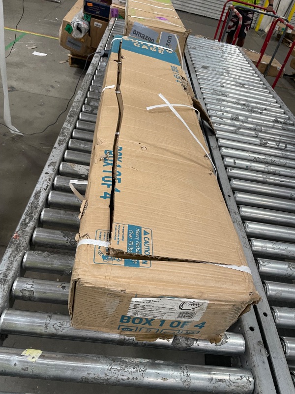 Photo 1 of ***BOX 1/4*** Skywalker Sports 40 Foot Competitive Batting Cages for Backyard or Indoor Baseball and Softball Collapsible Black Frame and Net