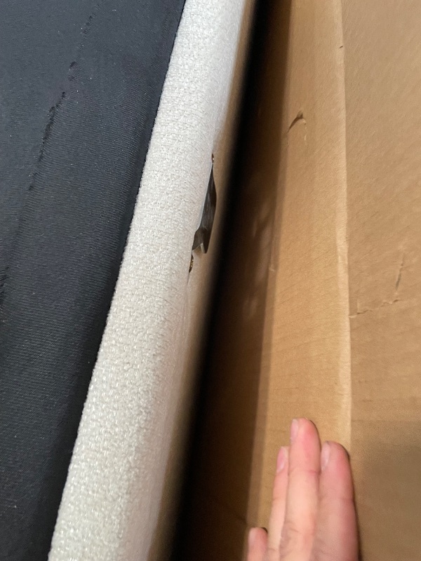 Photo 1 of *************INCOMPLETE ITEM, THIS IS ONLY BOX #2 OUT OF 2 TOTAL*************
Pull-out Sofa With Storage Chaise Longue, Convertible Corner Sofa, Beige