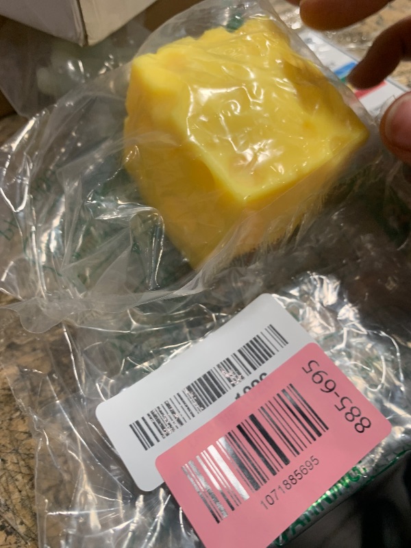 Photo 1 of ?Yellow Cheese Squeeze Toy,Soft Novelty Toy, Rebounding Sensory,Help for Relax,Focus, Sensory Cheese for & Adults, Food Theme Cheese Cubes Squishy Toys,Stress Balls for Adults (?Yellow 1)