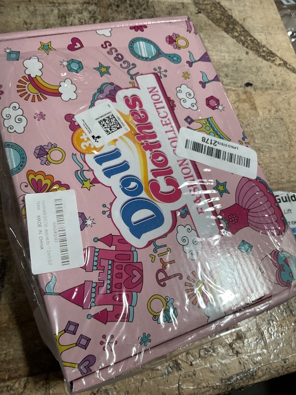 Photo 1 of ?195 Pcs Doll Clothes and Accessories Kit, Include Princess Gowns, Fashion Skirt, Slip Dresses, Tops, Pants, Bikini Swimsuits, Shoes, Crowns, Necklaces, Glasses, Hangers in Gift Box for 11"-12" Dolls