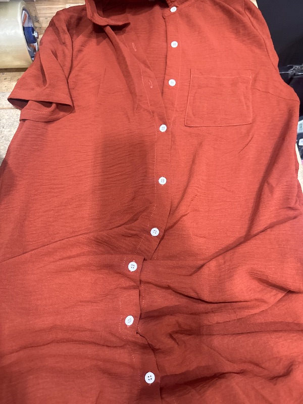 Photo 1 of *UNKNOWN SIZE* Women Swimsuit Coverup Shirt Dress Button Down Bathing Suit Cover Up Beach Vacation Outfits