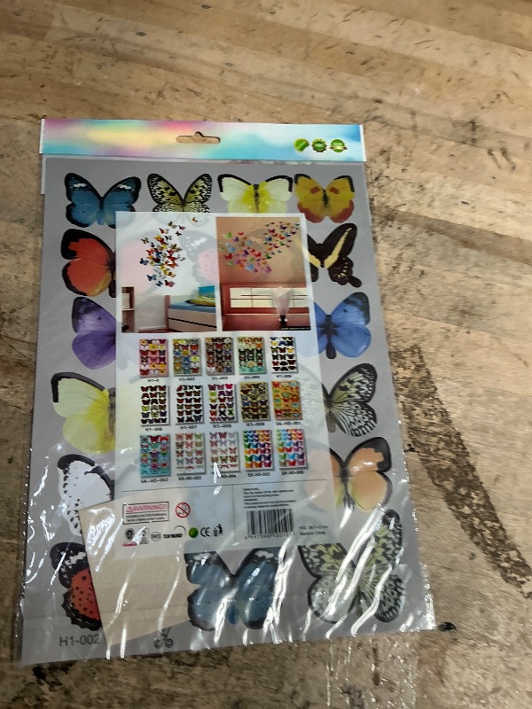 Photo 1 of 1 PACK OF BUTTERFLIES STICKER