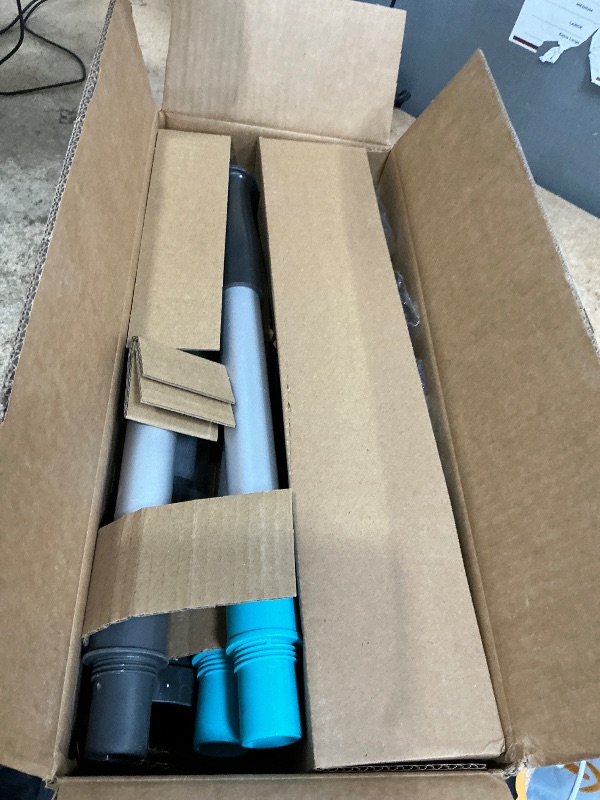 Photo 1 of **MISSING THE CHARGER** PoolMr Handheld Pool Vacuum for Above Ground Pool & Hot Tub Vacuum, with 2 Brush Heads, 90 Mins Running Time, 13.2 Gallons/Min Powerful Suction, Ideal for Cleaning Debris and Sand Underwater, Black