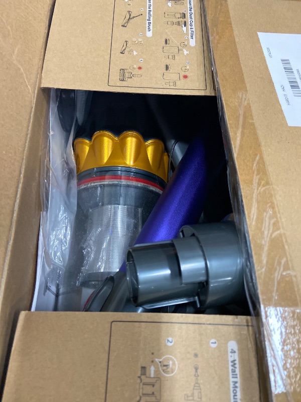 View 2 of **PARTS ONLY** Cordless Vacuum Cleaner, 650W 55KPA 75Min Powerful Vacuum Cleaners for Home, Self-Standing Stick Vacuum Cordless Rechargeable/ Anti-Tangle/OLED Screen/1.8L Cup for Home Pet Hair/Carpet/Hardwood Floor