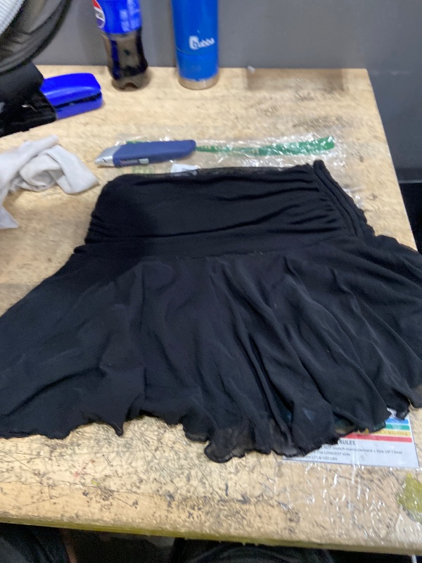 Photo 1 of 
Visit the Verdusa Store
Verdusa Women's Y2k Lace Ruffle Mini Skirt Mesh High Waist Layered Skirt Skort Boho Outfits Micro Shorts