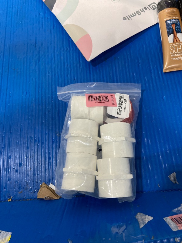Photo 1 of ***STOCK PHOTO FOR REFERENCE ONLY***Boltigen 5Pcs White PVC Pipe Fittings, 1-1/2inch NPT Female Thread Pipe Fitting Adapter Connector, PVC Female Threaded Pipe Coupling, Socket x NPT Female, Sch40