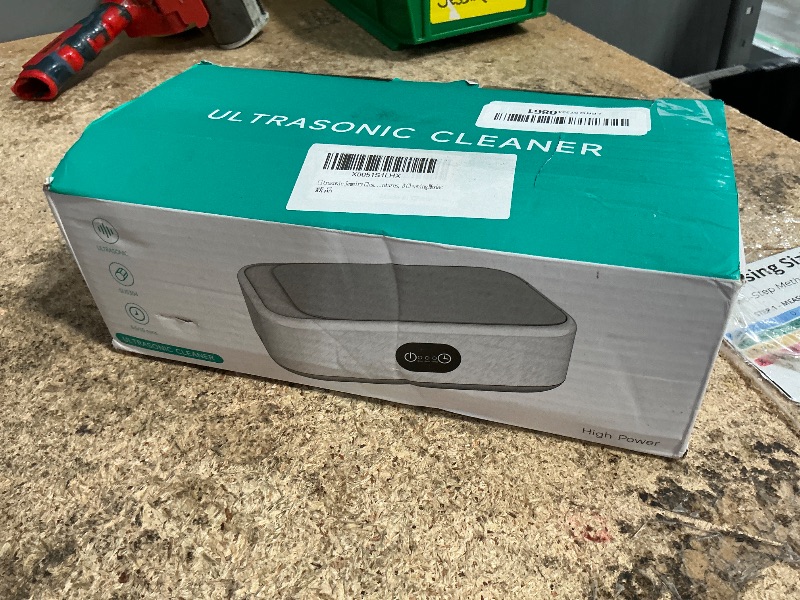 Photo 1 of *** SEE COMMENTS** Ultrasonic Jewelry Cleaner, 49KHz Ultrasonic Cleaner for Rings, Eyeglass, Watch Strap, Dentures, Jewelry Cleaner Ultrasonic Machine with 3 Cleaning Modes, 304 Stainless Steel Tank